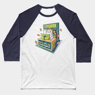 Gaming cat Baseball T-Shirt